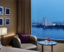 Двухместный номер Avani с видом на реку (двуспальная кровать) в Avani+ Riverside Bangkok Hotel