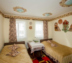 Номер студия с 2 односпальными кроватями в Золото Алтая