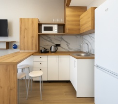 4-местные 1-комнатные апартаменты стандарт в Deluxe apartments