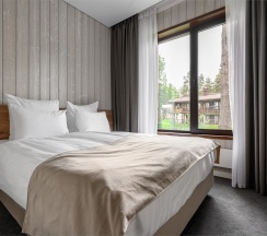 НОВЫЙ Апартамент «Семейный» с видом на лес в ОхтаПарк