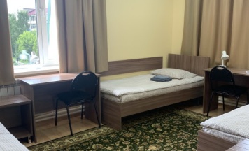 Кровать в общем номере в Игман