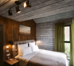 Дом с камином, сауной и купелью (до 8 гостей) ТРООДОС в Berloga Country Resort