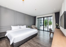 Двухместный номер Deluxe с красивым видом из окна двуспальная кровать в One Patio Hotel Pattaya