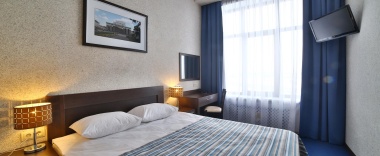 Номер стандарт с 1 двуспальной кроватью в Heliopark Cruise