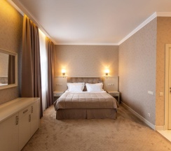 Номер полулюкс с 1 двуспальной кроватью в Аура