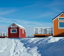 Красный домик на Лисьей Горе в Лисья Гора