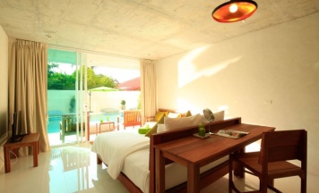 Двухместный люкс Pool Access Grand Deluxe двуспальная кровать в Wabi Sabi Boutique Hotel