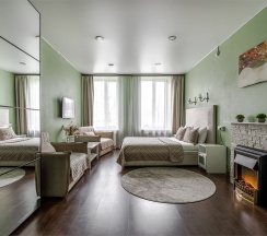 Улучшенный двухместный номер Делюкс с двуспальной кроватью в Наш