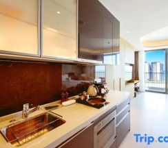 Двухместный номер Superior с видом на море (2 отдельные кровати) в Oakwood Apartments Sanya