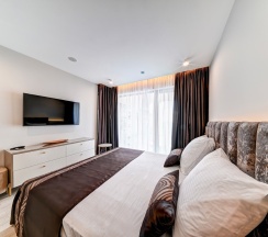 Duplex с видом на море и бассейн в Лучезарный Резорт
