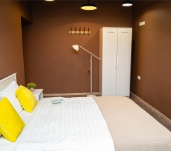 Двухместный номер Комфорт с 1 кроватью в Smart Hotel Kantemirovsky