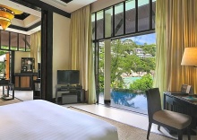 Двухместная вилла с видом на океан двуспальная кровать в Banyan Tree Samui