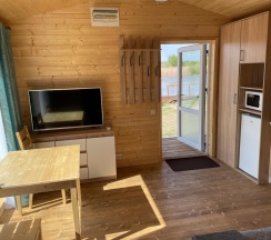 1-комнатный коттедж стандарт с 2 односпальными кроватями в Тритон