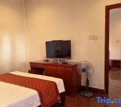 Семейное бунгало с видом на сад в Hong Bin Bungalow Resort