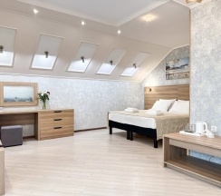 Двухместная Студия Люкс двуспальная кровать в Бэлль