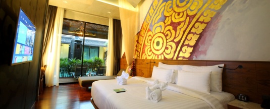 Люкс Cabana с доступом в бассейн в The Baray Villa by Sawasdee Village