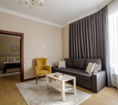 Двухместный люкс с видом на город двуспальная кровать в Navruz Hotel Tashkent