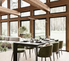 Коттедж VIP с балконом в Плавное течение