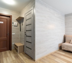 Стандарт Семейный с Большой Двуспальной кроватью и Двухъярусной кроватью в Домус.море