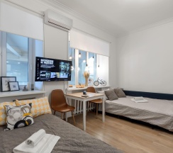1-комнатные апартаменты улучшенные 14-3 в Good Room Guru (Гуд Рум Гуру) на улице Земляной вал