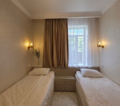 Улучшенный номер с двумя односпальными или двуспальной кроватью в Владимирский