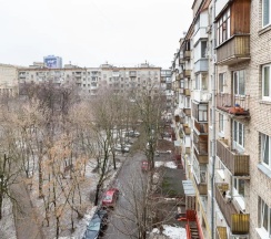 Апартаменты c 1 комнатой с балконом в Квартира на Балтийской 6к3