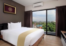 Двухместная студия двуспальная кровать в Chiva Bangkok Hotel (SHA Extra Plus)