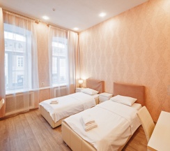 Эконом с 2 односпальными кроватями (общий с/у) в Горький