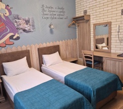 Комната стандарт с двумя односпальными кроватями Декабрь (с завтраком) в 12 месяцев