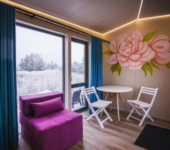 Домик "Стандарт" с террасой (2-местный) в Легенды леса