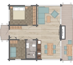 Коттедж «Комфорт» в ОхтаПарк