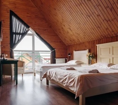 Семейный номер с видом на озеро в Larch