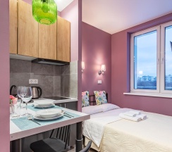1-комнатные апартаменты студия в InHome24 (ИнХоум24) на аллее Берёзовая 19к6