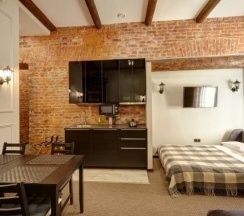 Семейная студия с мини-кухней в Jazzclub