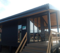 Двухкомнатное семейное Шале с террасой и видом на горы в Home-Olkhon