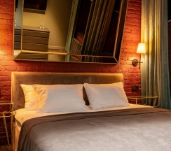 Двухместные апартаменты (двуспальная кровать) в Апартаменты Room в Nikolaev Building