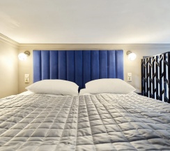 Двухуровневые семейные апартаменты (с 2мя двуспальными кроватями) в Art home 1/56