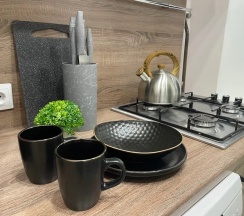 Апартаменты Standard в Апартаменты J&N Apartments Трёхместная студия с балконом в центре города Московский 16
