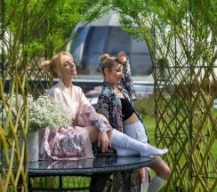 Купол с цветами в Воздух