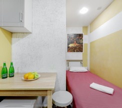 Апартаменты студия Рузовская ул, д 33 с 1 односпальной кроватью (без окна) в Veda Aparts