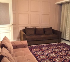 2-комнатные апартаменты люкс с 1 двуспальной кроватью и диваном с видом на море в Apart Ru Hotel