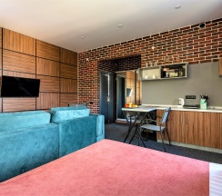 Номер-студио с видом на море в Брют