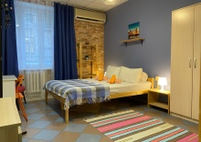 Четырехместный семейный номер в Nice hostel