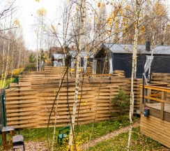 Коттедж ДЕЛЮКС с банным чаном в Глэмпинг