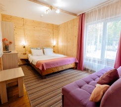 Люкс с двумя спальнями (до 6-ти человек) в Green Park Arkhyz&SPA