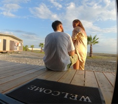 ​2-МЕСТНЫЙ СТАНДАРТ (1 ЛИНИЯ ОТ МОРЯ - первые 3 ряда коттеджей) в Тамыш