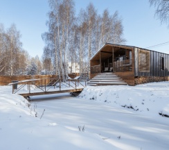 Barnhouse 1 | Банный чан на территории в Берёзовая роща