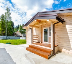 Стильный коттедж 100 кв.м. для 7 человек рядом с Охта парком в Solar House