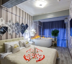 Апартаменты люкс с с сауной и джакузи (SPA) в Loft SPA