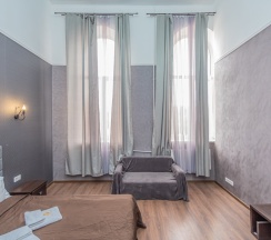 Двухместный люкс с красивым видом из окна двуспальная кровать в Ланселот